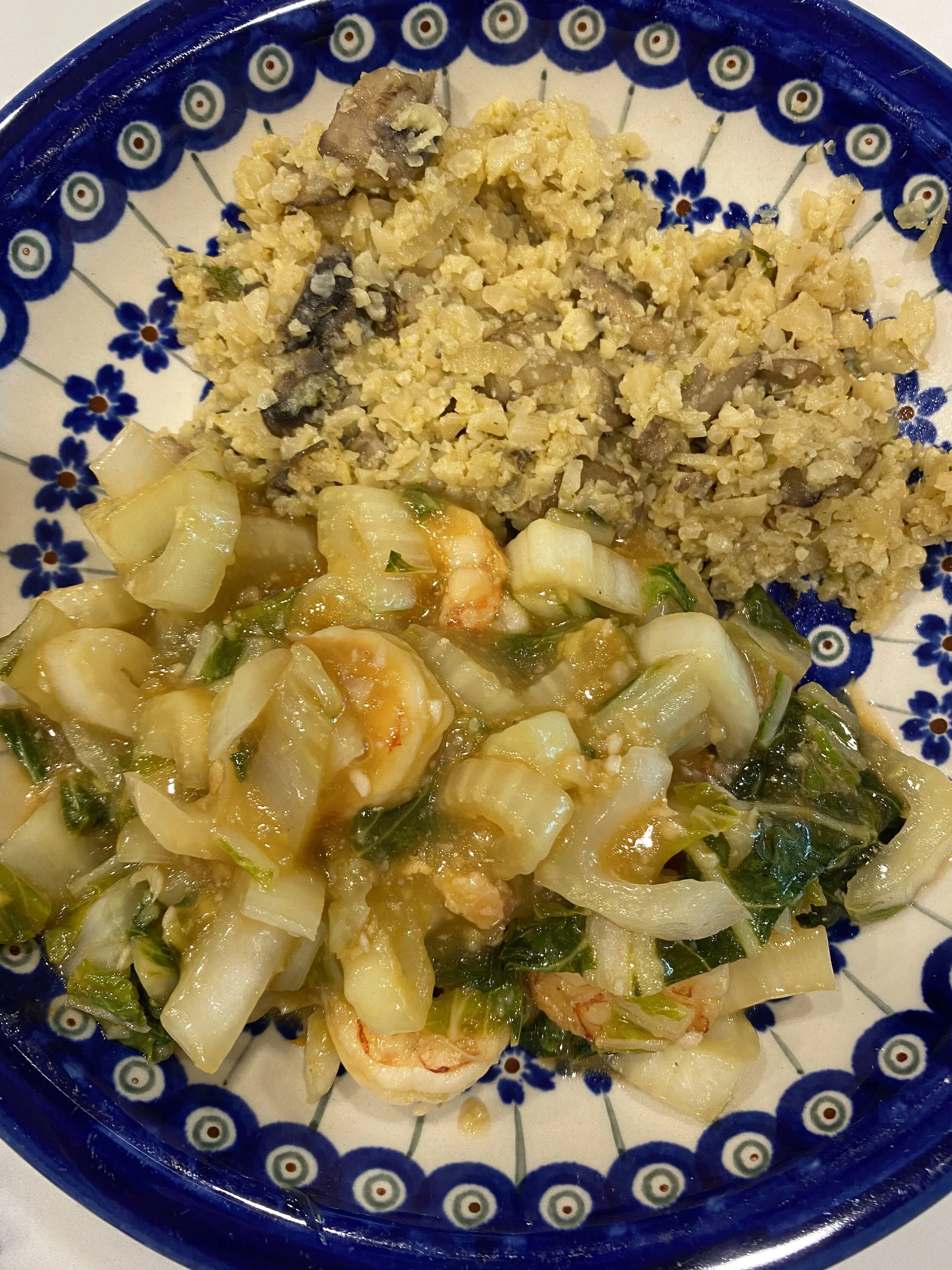 Wishing Wellness Asian Style Citrus Bok Choy &amp; Shrimp