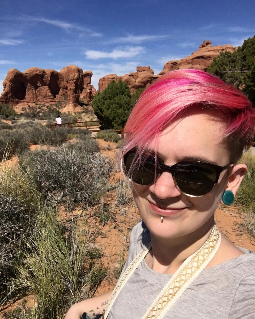 Jess in Arches National Park, Moab, UT