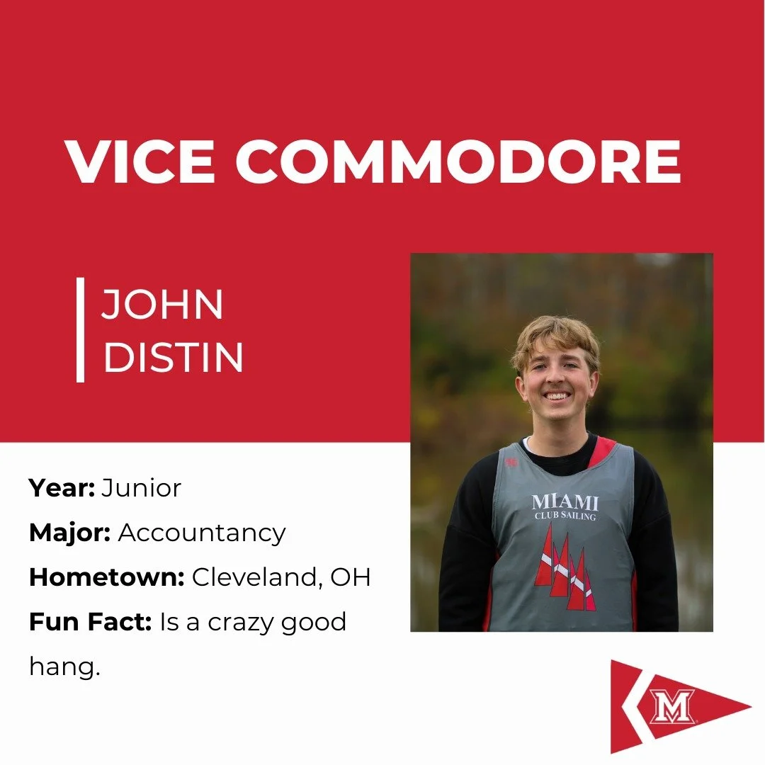 Next Up, Our Vice Commodore. JOHN DISTON!!
