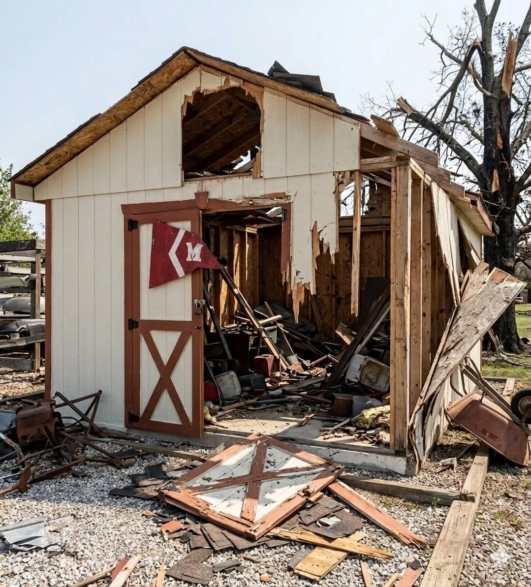 We are very sad to announce that our shed and entire fleet were recently destroyed by the tornado that hit Butler County late last night. Thankfully the team was able to shelter Uptown so no one was harmed. If you would like to help our rebuilding ef