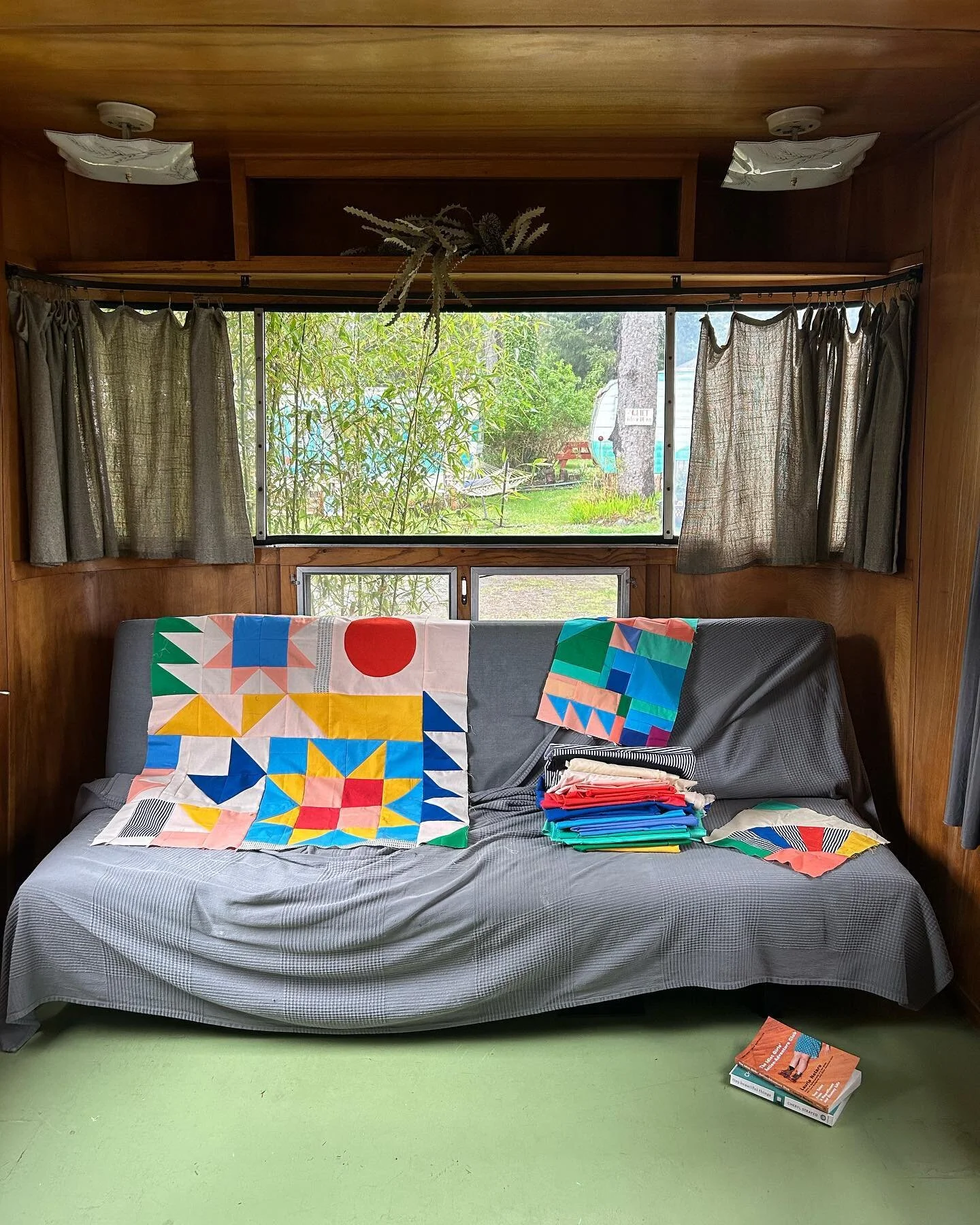 Scenes from my little artist residency 🥰🌈🦋