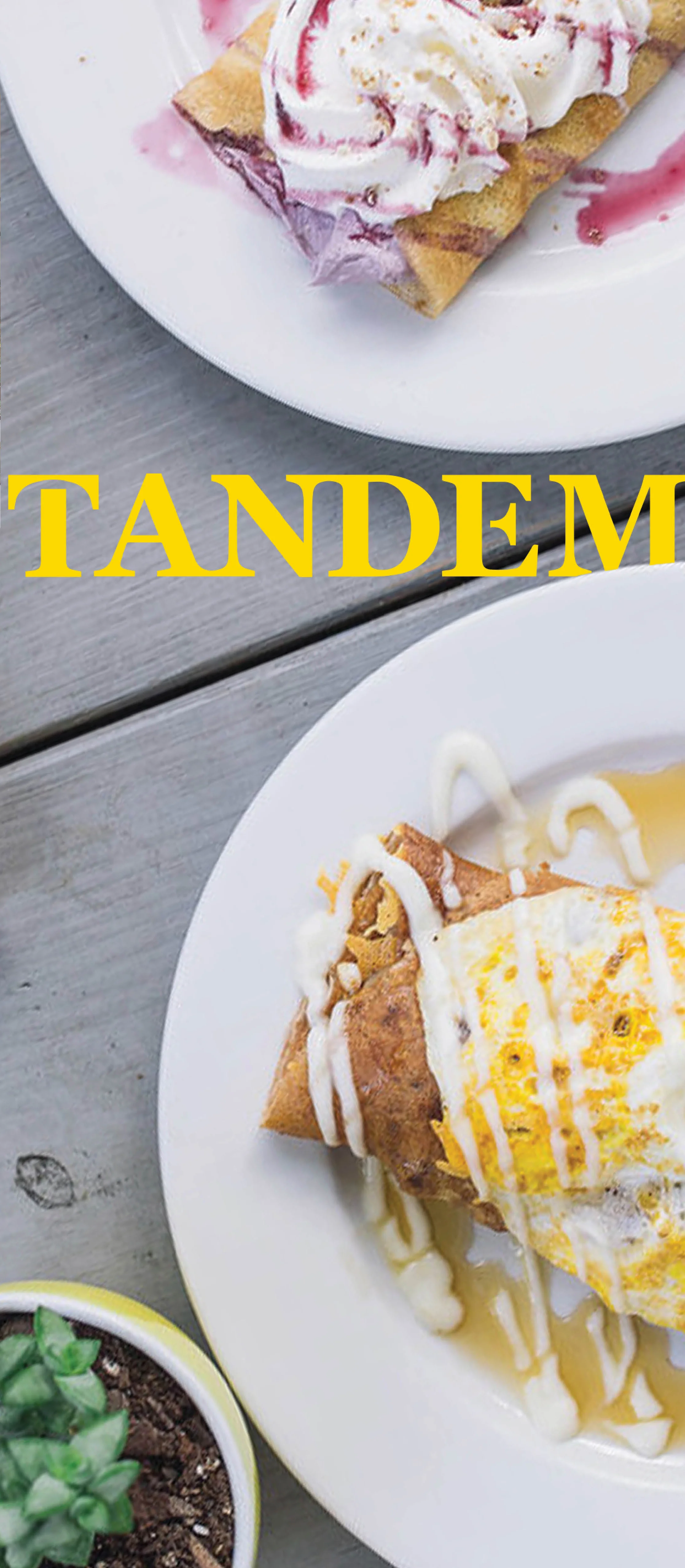 Tandem Takeout Menu