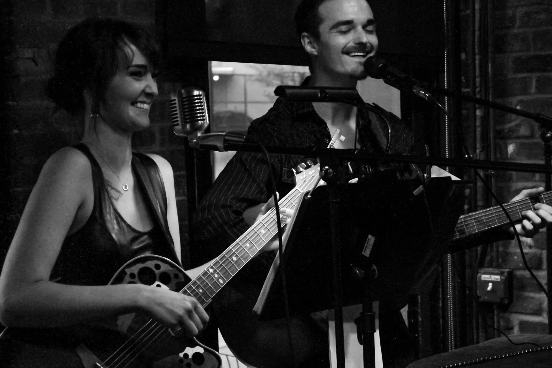 The Nite Owls: Wyatt Brewer and Sarah Lynn, are an alternative/acoustic/folk duo. Based in Kansas City, we have been musically active since 2013. With over four hours of music on hand, we cover everything from The Beatles, to Imagine Dragons. We love to play covers, as that lets us connect to our audience. It l ets them hear a familiar tune, but with our signature style. With that being said, we also love sharing OUR music with the world! So far we have released two singles. "We'll Be Fine" was our first release. It was not only played on local radio stations 90.1 KKFI and 90.9 The Bridge, but it was also added to a compilation CD for locally owned MudStomp Records. This CD was passed out at the Folk Alliance International Conference in February of 2017, granting us airplay on folk stations in Switzerland, and Denmark. Our second single, "Out of Touch," is freshly available on ITunes and Spotify.