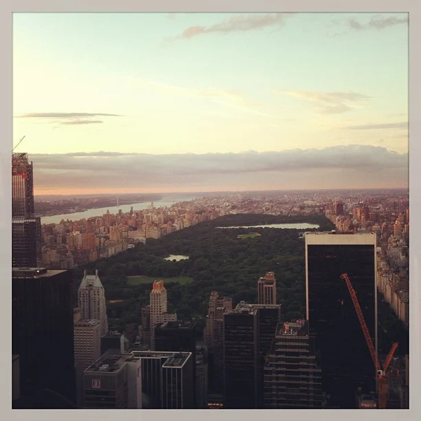 CENTRAL PARK FROM TOP OF THE ROCK
