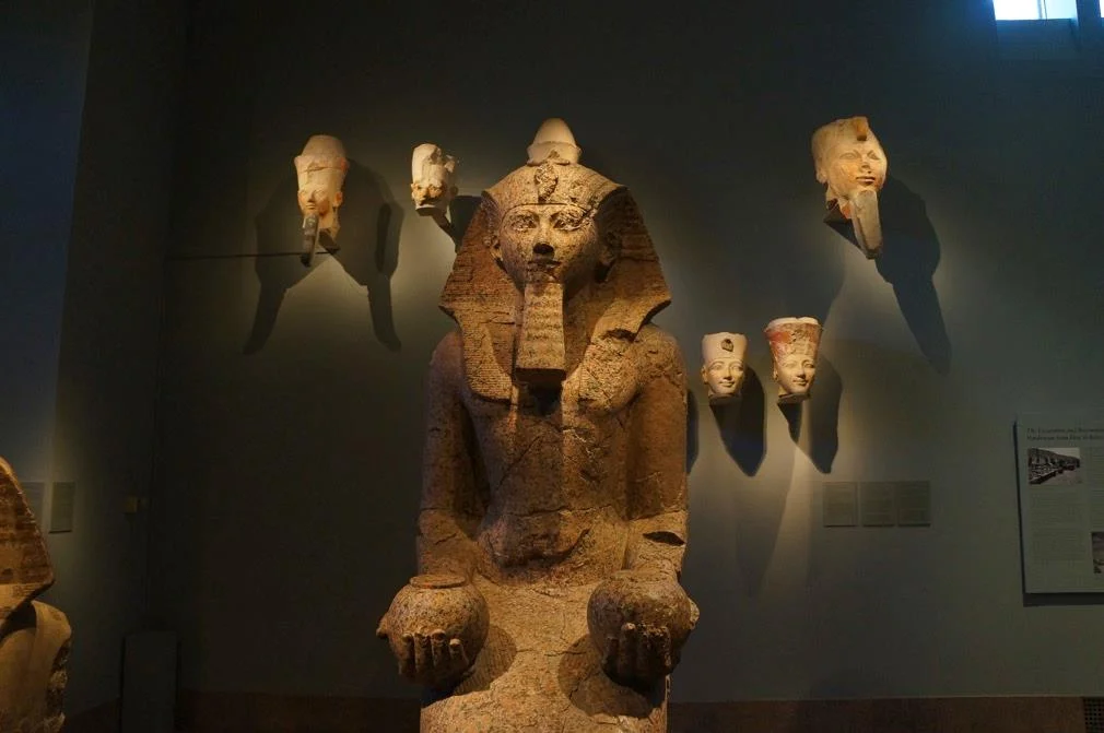 ANCIENT EGYPTIAN EXHIBIT AT METROPOLITAN MUSEUM
