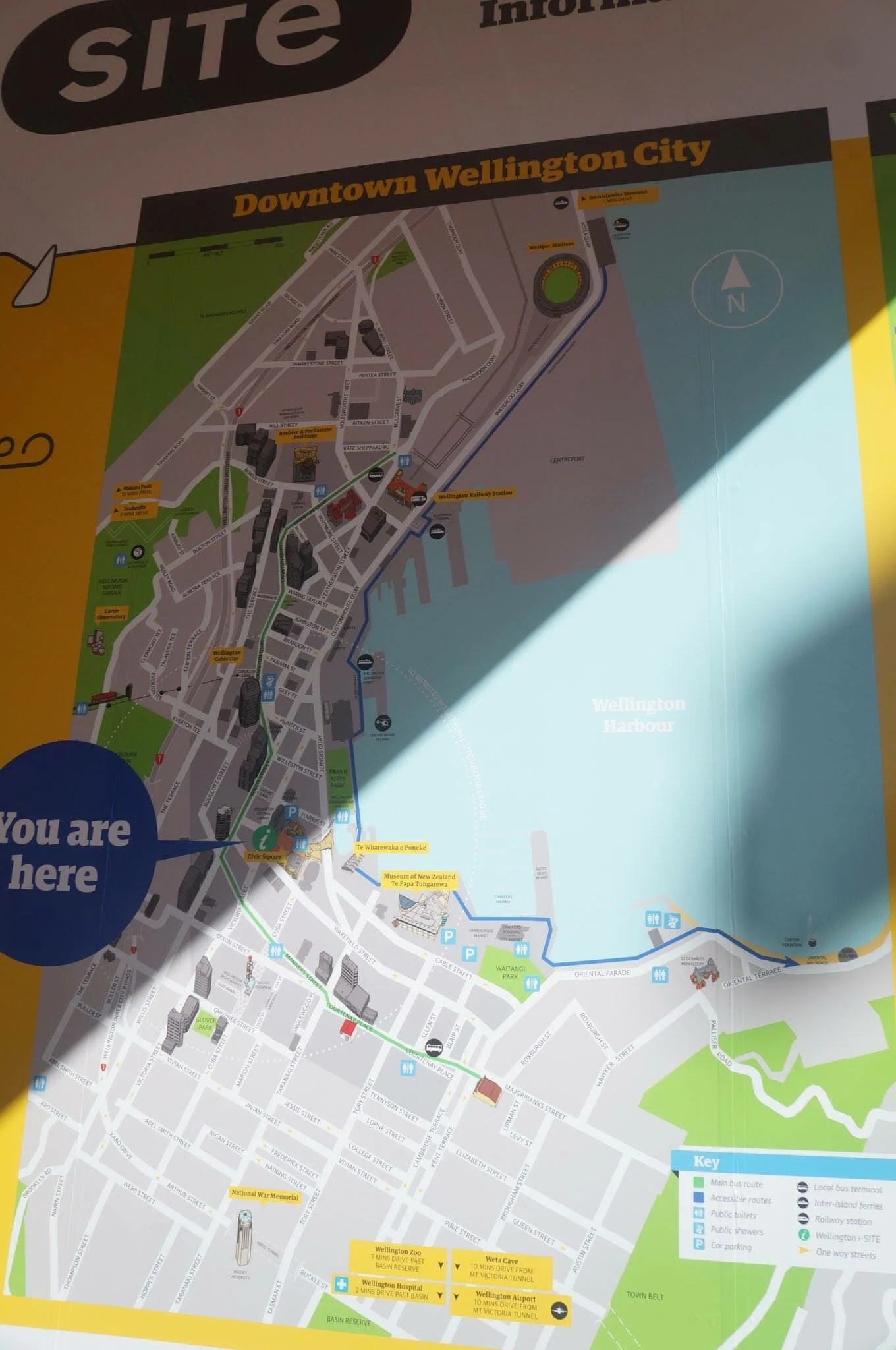 MAP OF WELLINGTON