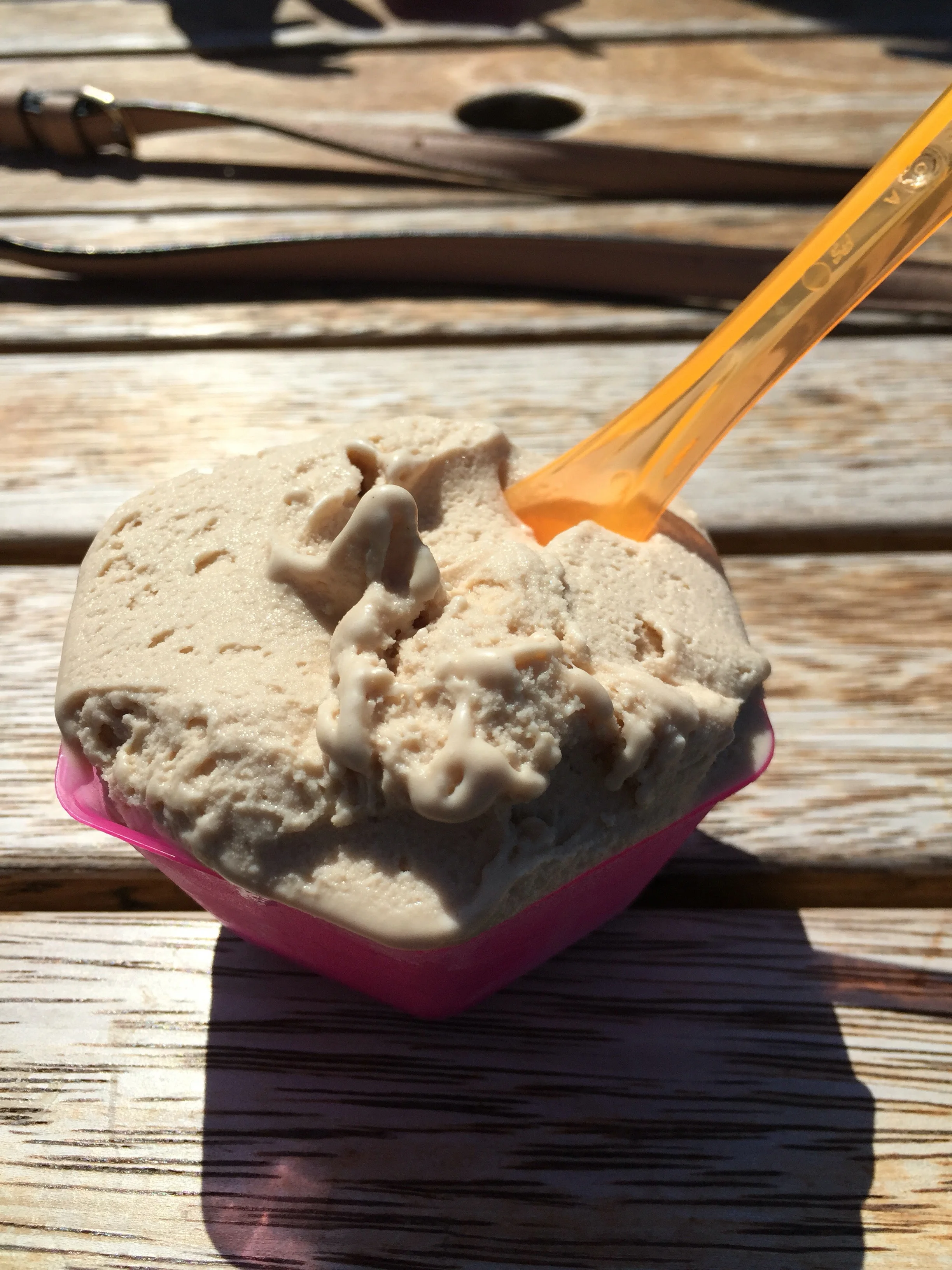 HAZELNUT GELATO FROM CAFE EIS