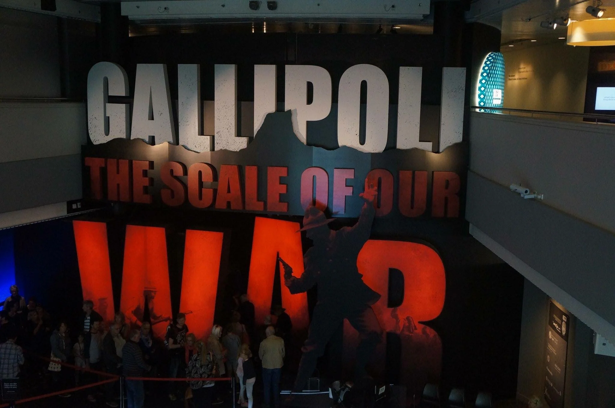 ENTRANCE TO THE GALLIPOLI EXHIBIT AT TE PAPA MUSEUM