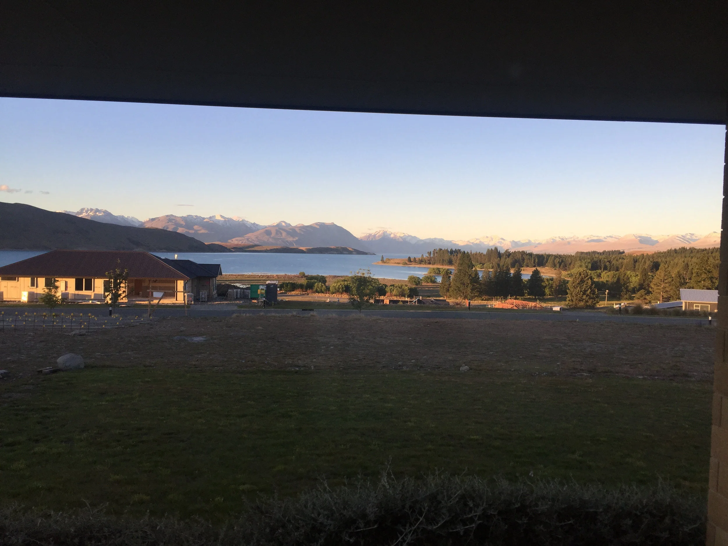 LAKE TEKAPO AT 9PM ON A DECEMBER DAY