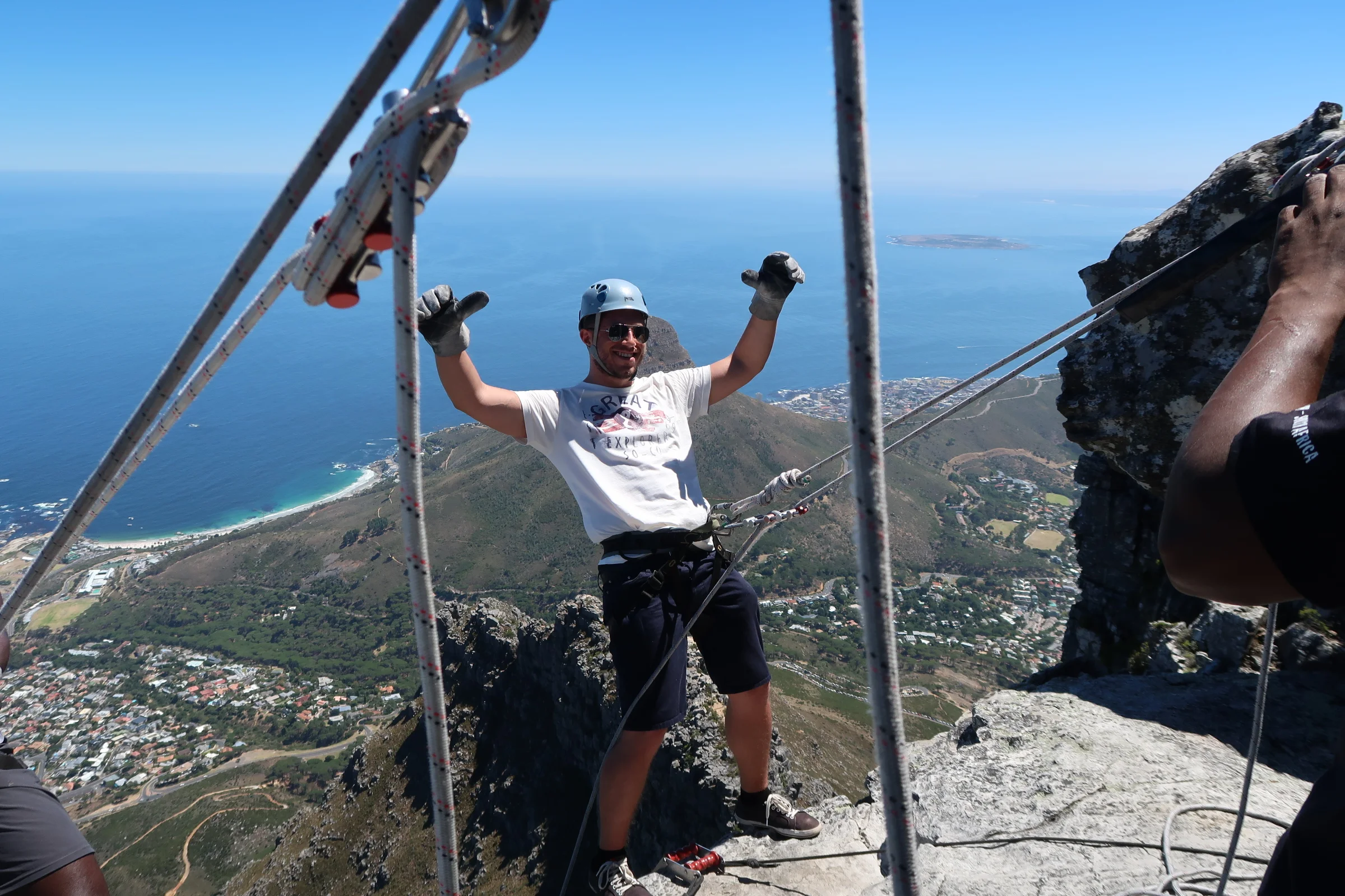 ABSEILING FROM TABLE MOUNTAIN - A MUST DO!