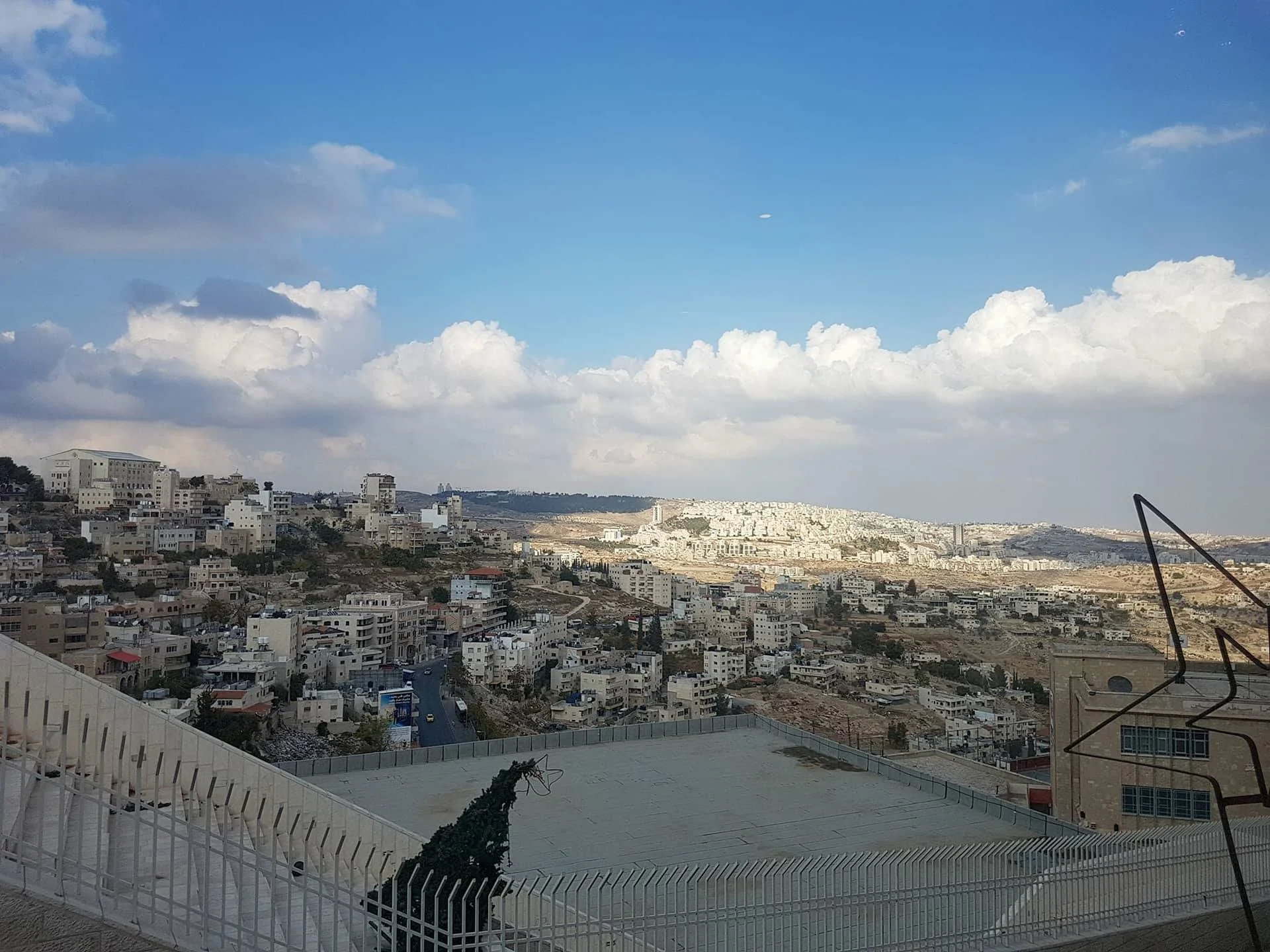 View from the Pilgrim Residence hotel balcony. Copyright: Sherry Bekhet