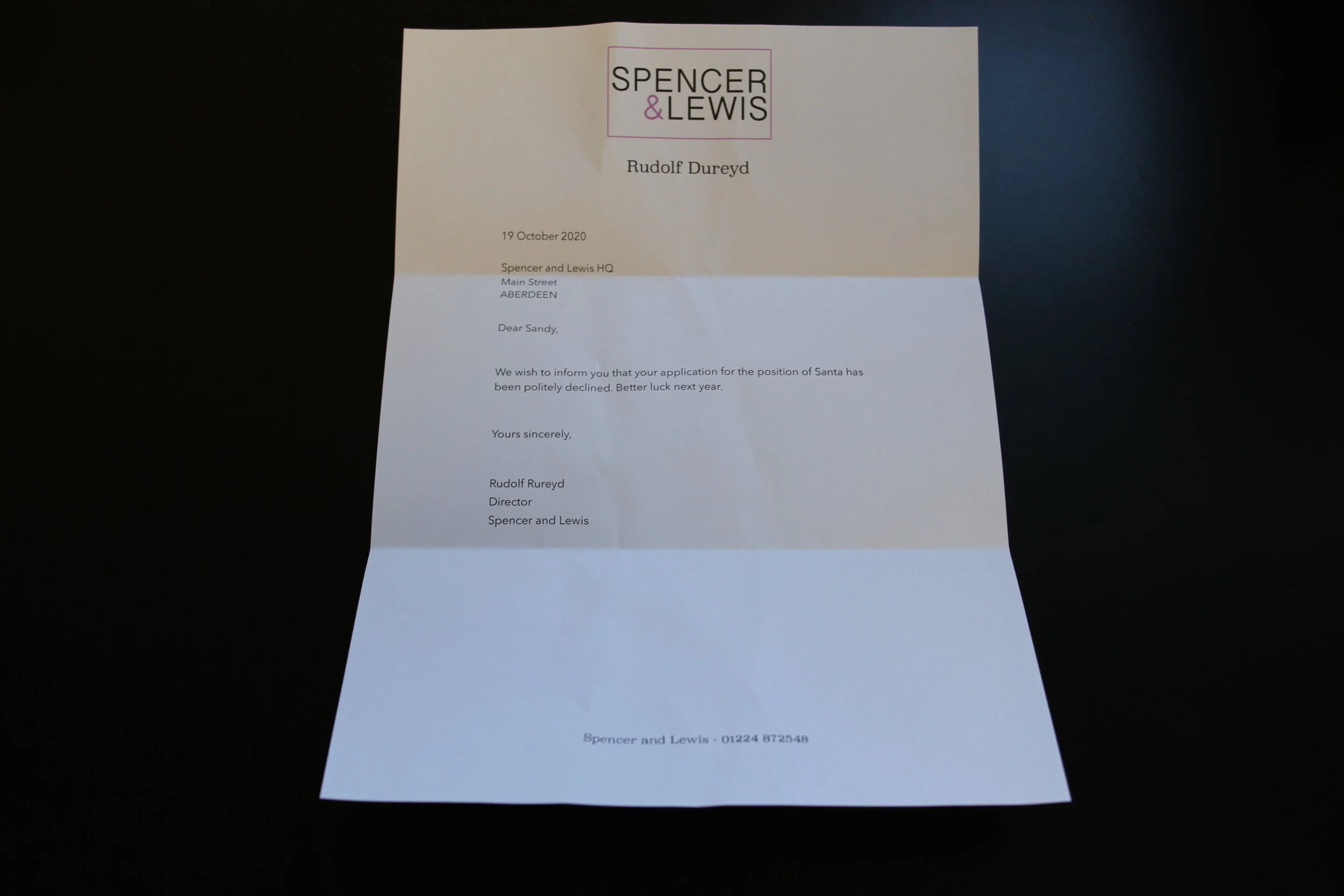Spencer Lewis Letter.JPG
