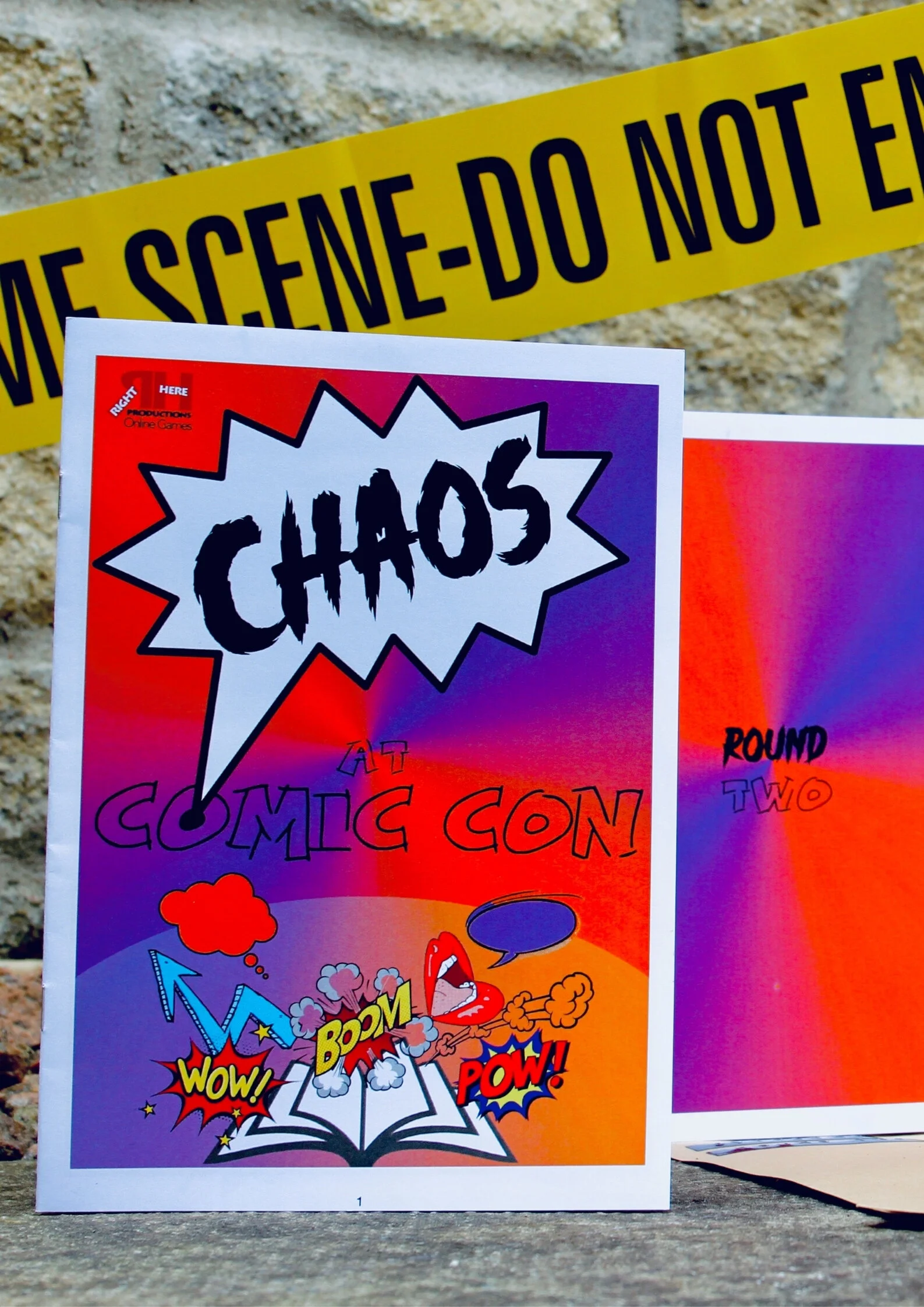 Chaos at Comic Con - Printed Game