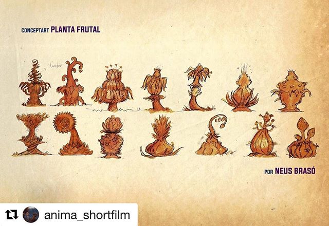 Follow @anima_shortfilm to stay in the loop!

Another study for our plant in the short film #&Agrave;nima! Concept at by @neus_braso_art 
Follow the team @lauracatalinagj @aryredfield @loboespeletia @andreuanglada1 @dgtaljuice @symakahil 
#animation 