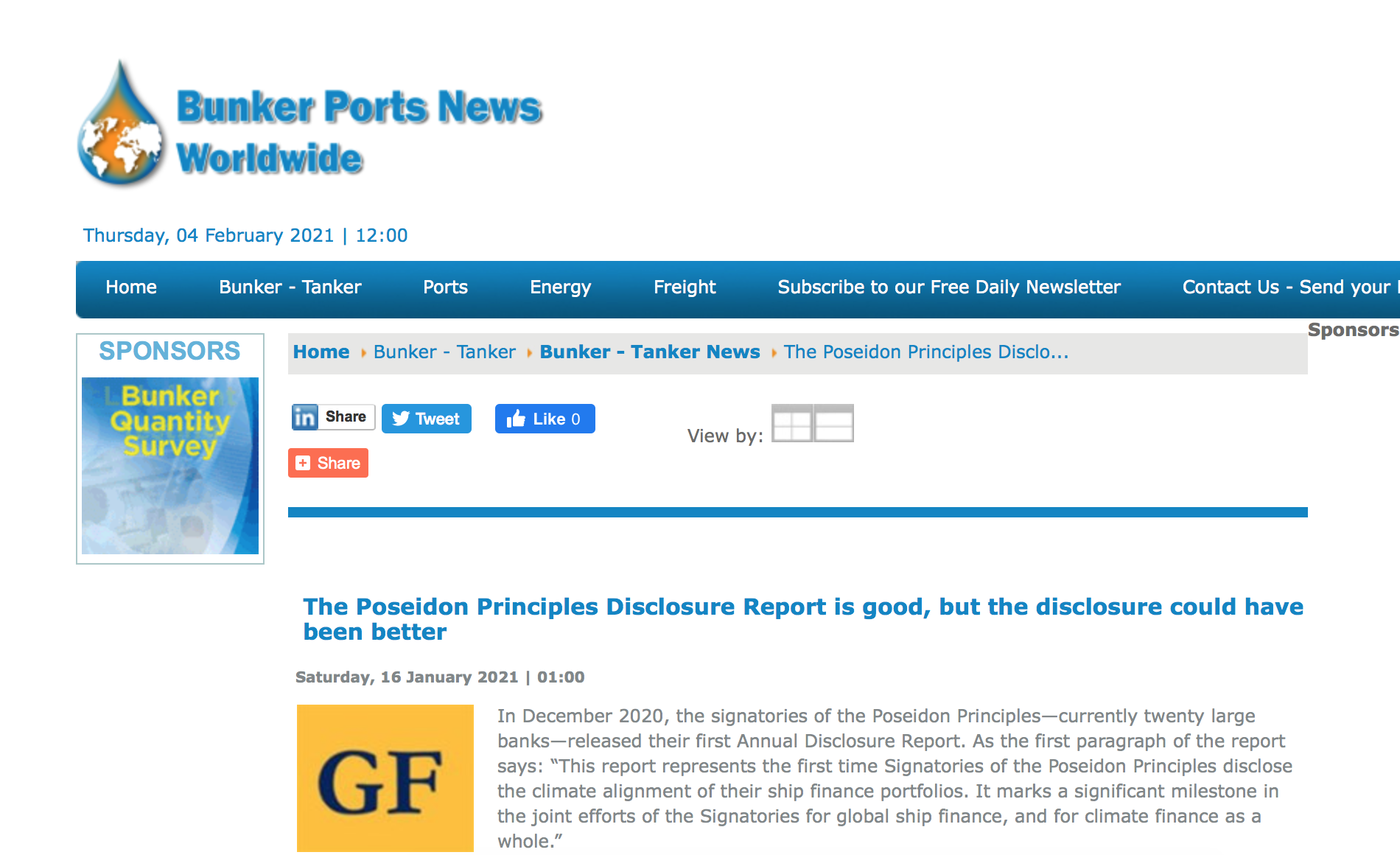 Bunker Ports News Worldwide 1