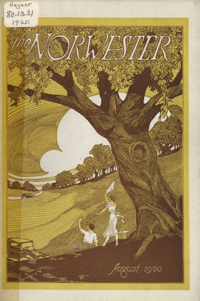 Image from the August 1920 Norwester magazine cover. (Courtesy of the UA Archives.)