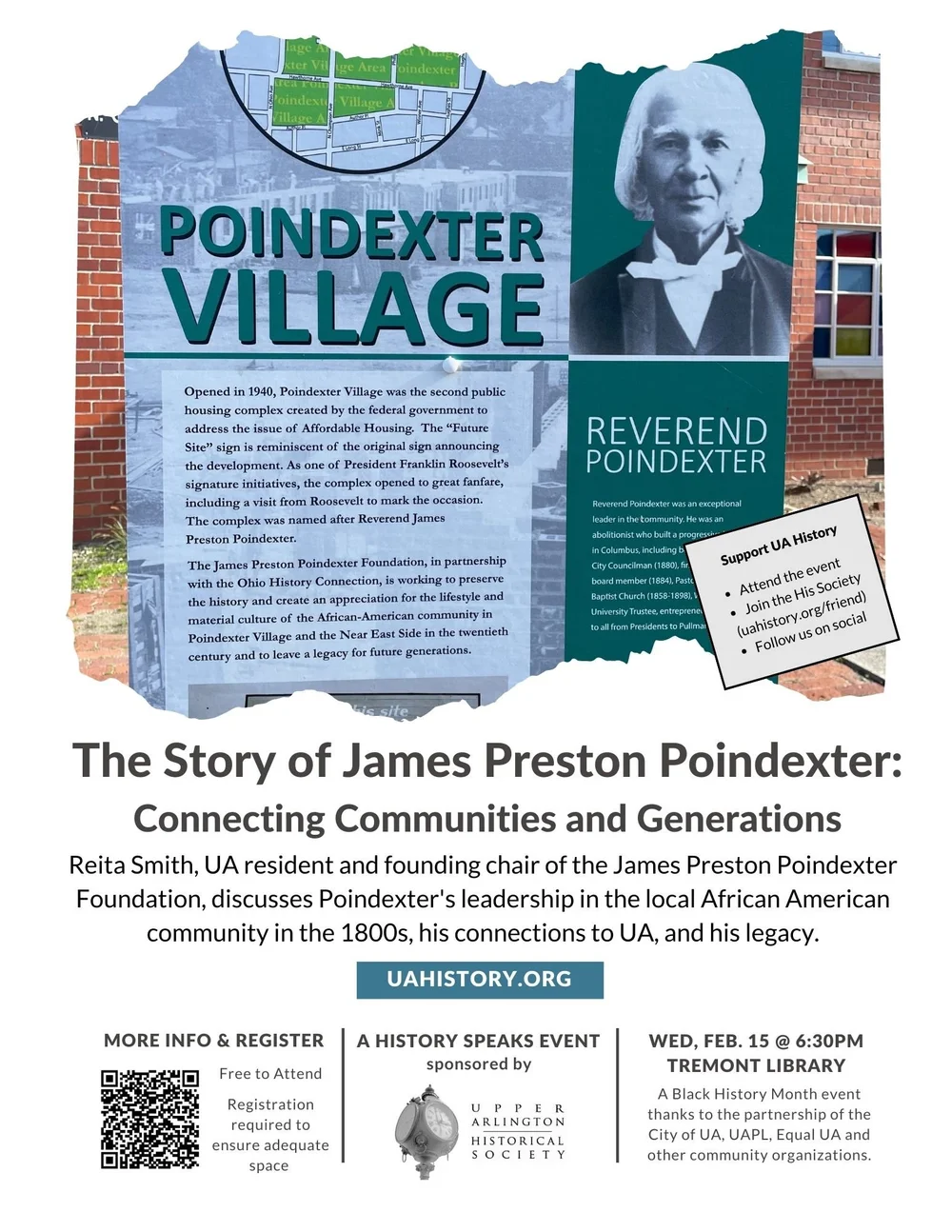The Story of Rev. JAMES PRESTON POINDEXTER Connecting Communities and The Story of Rev. JAMES PRESTON POINDEXTER Connecting Communities and