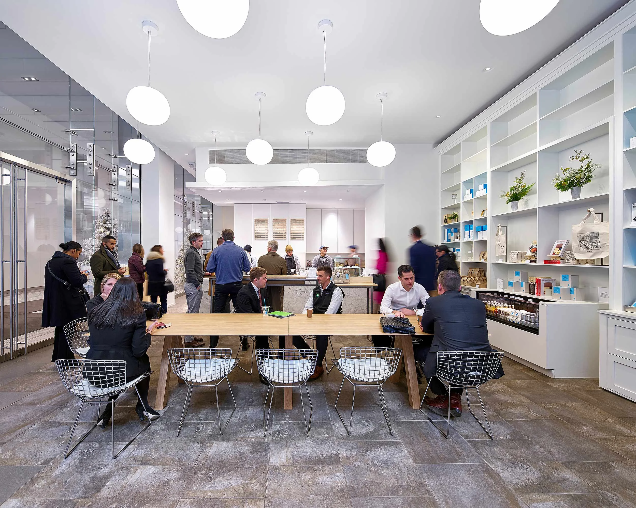 Blue Bottle Coffee, Midtown Bohlin Cywinski Jackson New York, NY