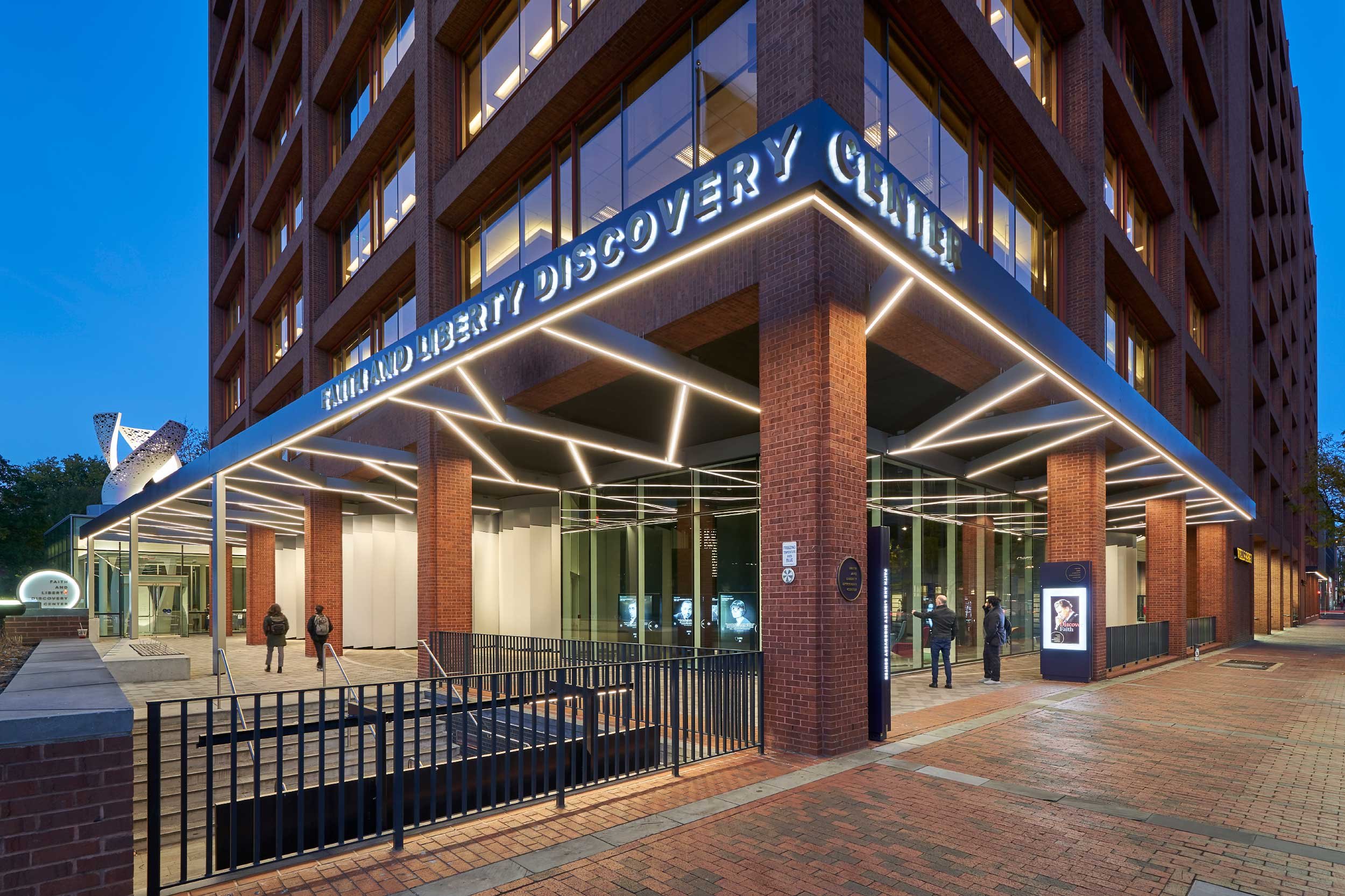  Faith and Liberty Discovery Center Jacobs Wyper Architects The Lighting Practice Philadelphia, PA 