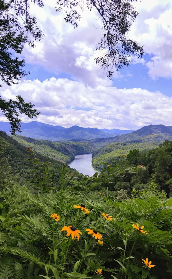 View from Road to Nowhere, Bryson City