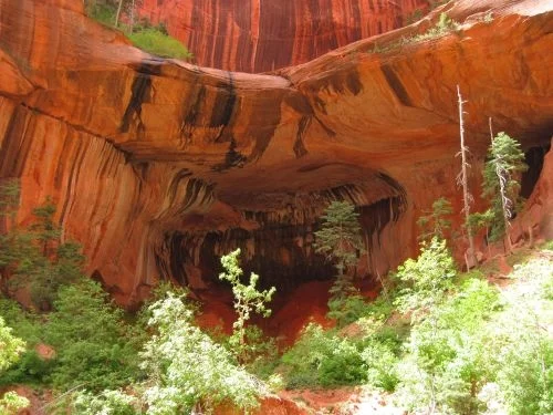 Double Arch Alcove, picture courtesy of the National Park Service