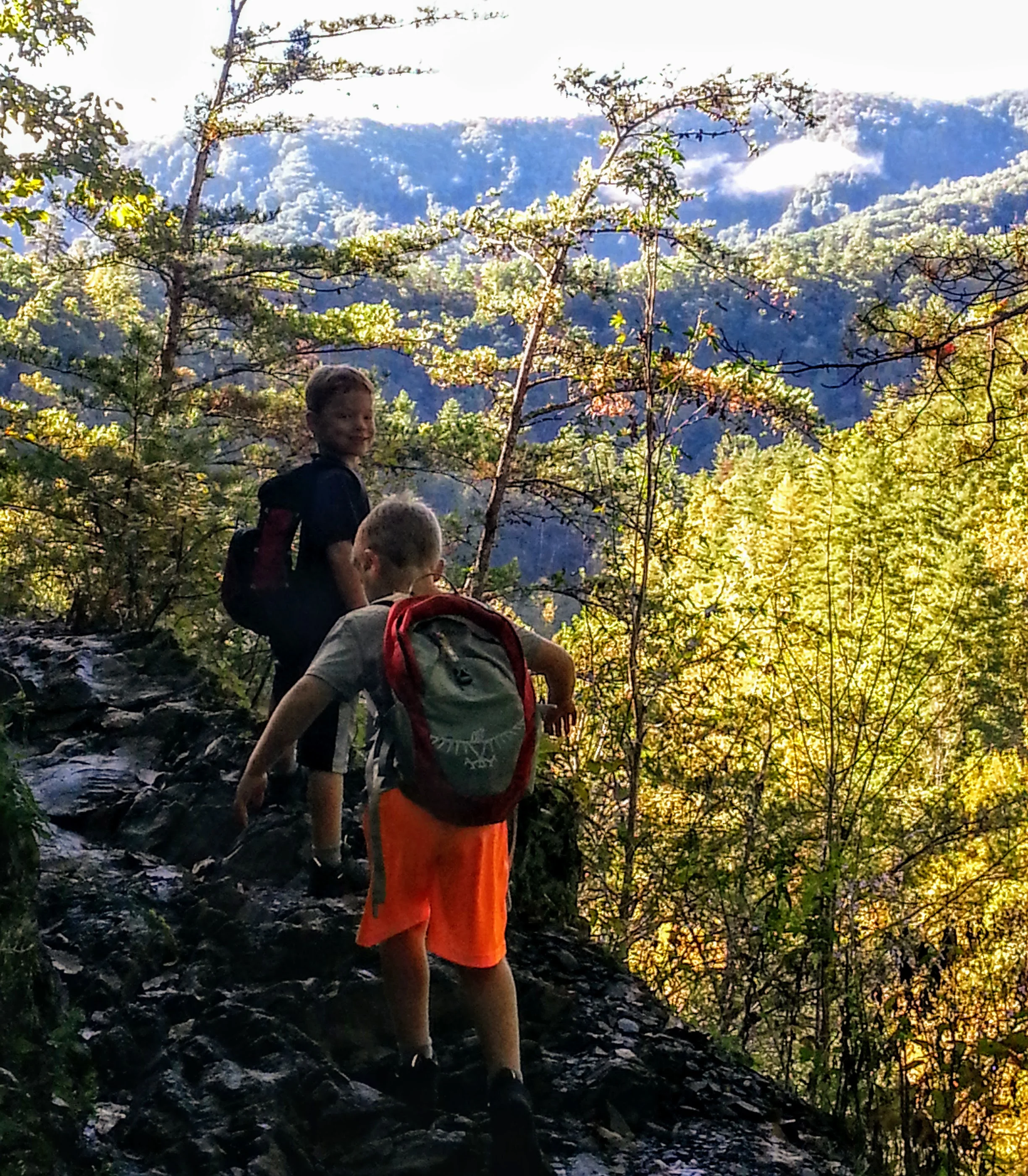 This Osprey Jet backpack has earned its stripes hiking all over the Great Smoky Mountain National Park. But it has been a valuable addition to our trips all over the US and the world. It might be a little dingy but this grey and red backpack has been a familiar site everywhere my nephew has visited over the past 3 years. 