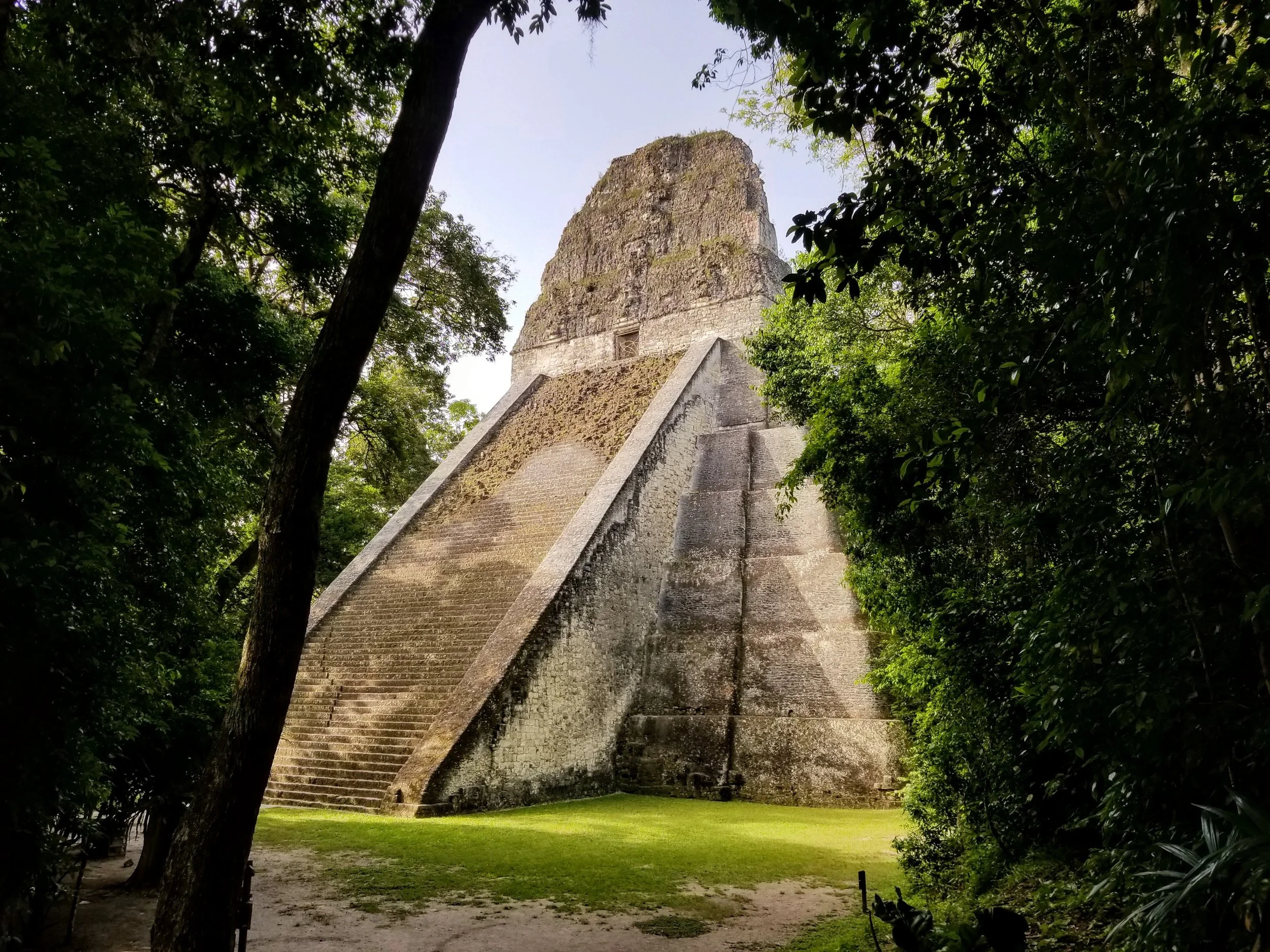 Just me and the temple. 