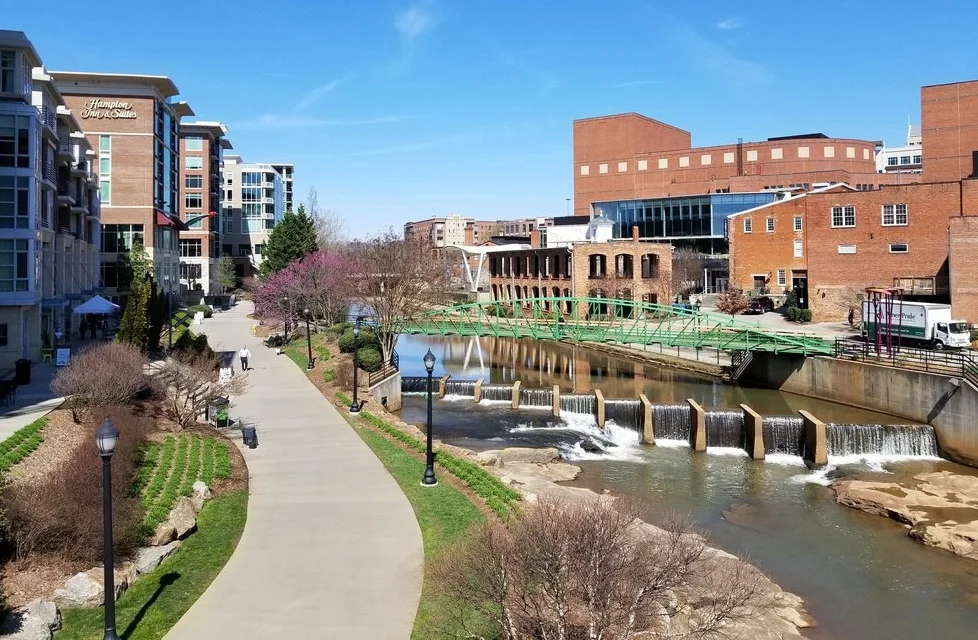 Downtown Riverfront in Greenville