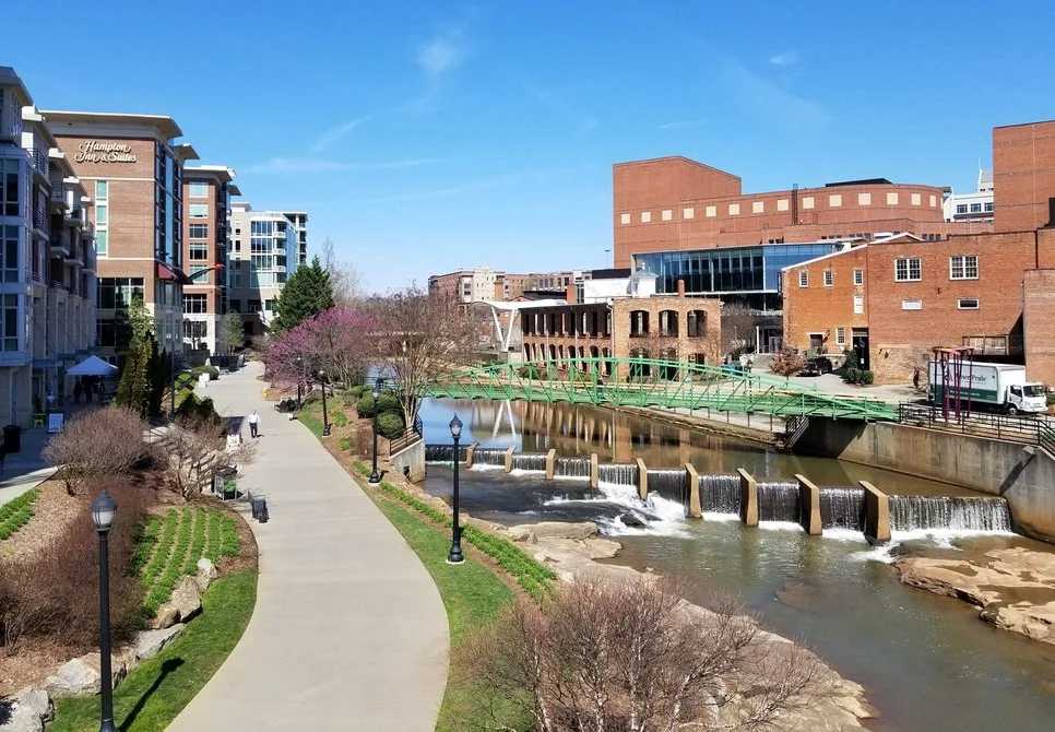 Riverfront in Downtown Greenville