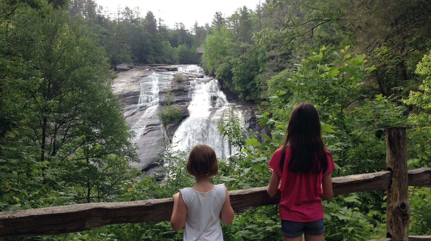 High Falls in Dupont State Forest near Brevard