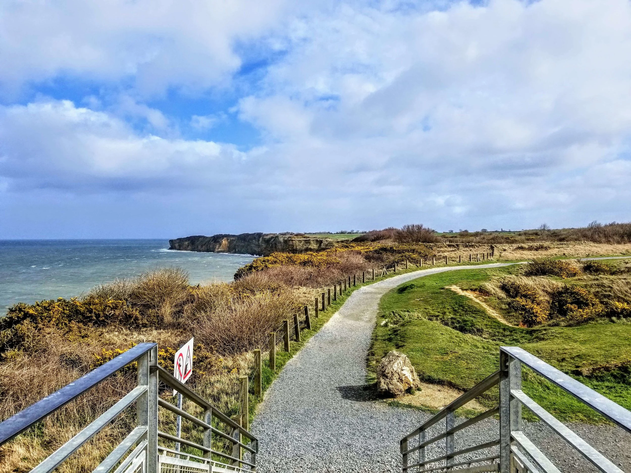 And we did have some absolutely beautiful days, made even more amazing by the complete lack of crowds. Pointe du Hoc.