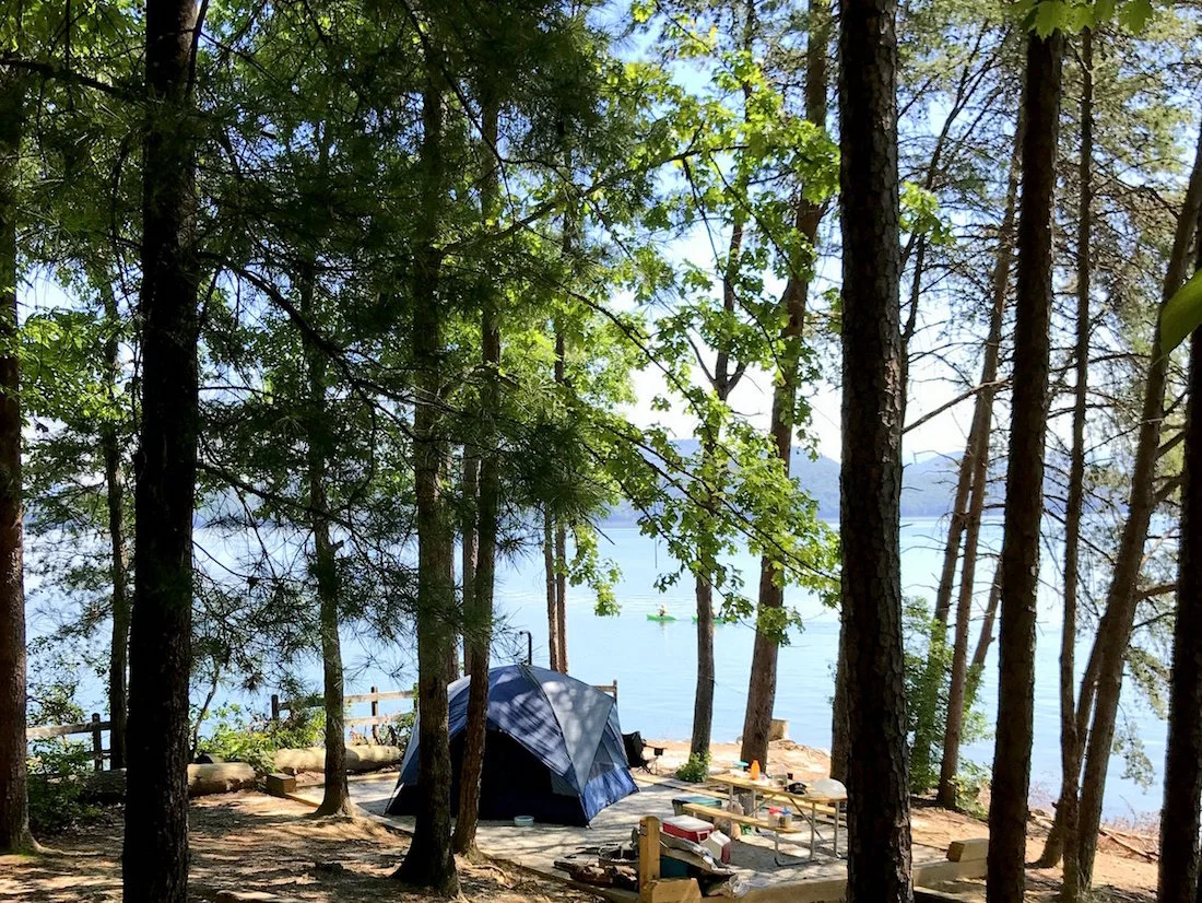 Cool Off In The Clear Water Of Lake Jocassee In South Carolina