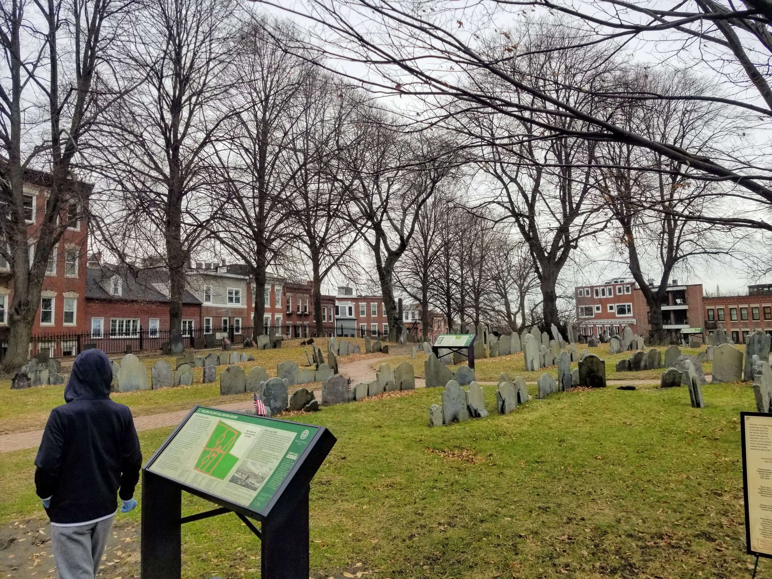  Copp's Hill Burying Ground where many Tea Party participants and other revolutionaries are buried 