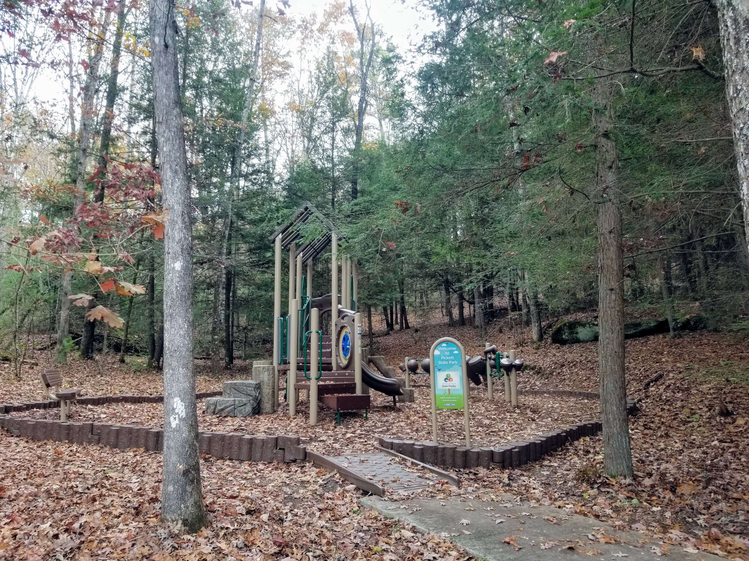 Playground at the picnic area
