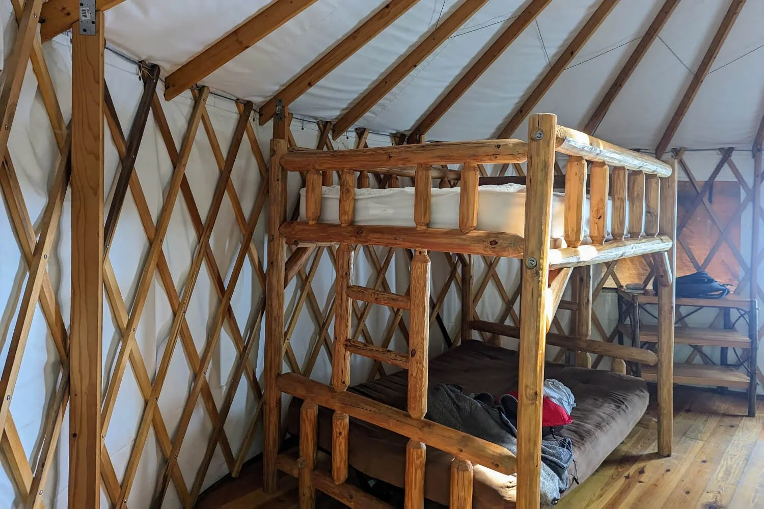 A review of the yurts at Cloudland Canyon State Park A glamping