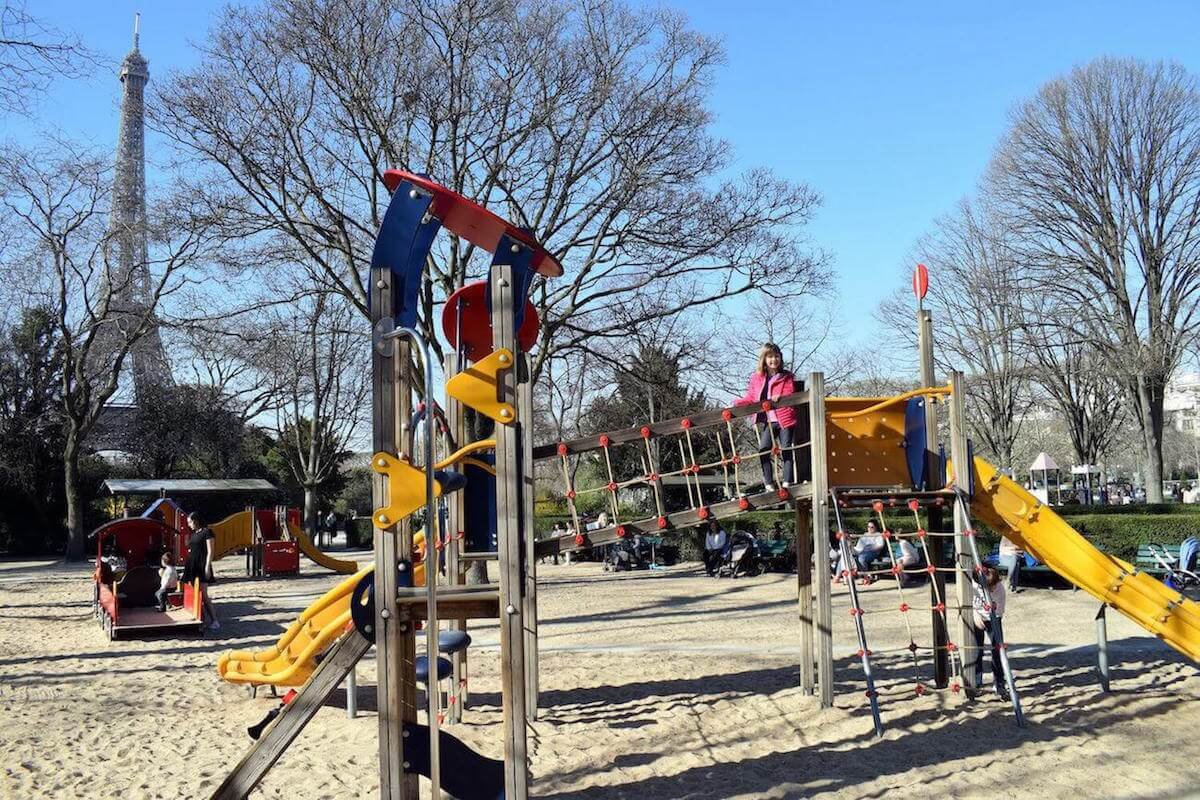 Playground at Champs de Mars Park