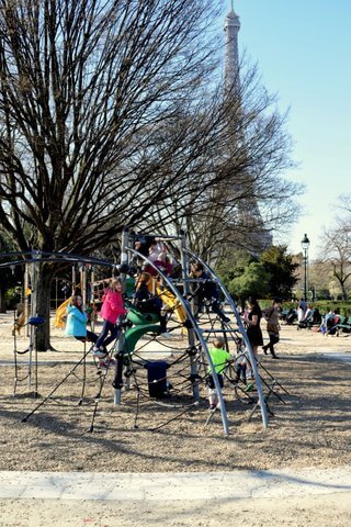 Playground Near Eiffel Tower
