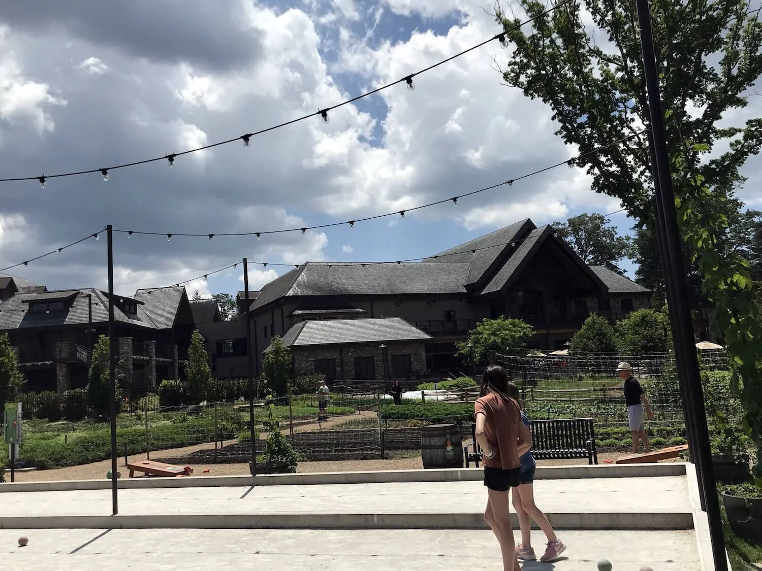 Bocce courts at Sierra Nevada Brewing in Asheville, NC