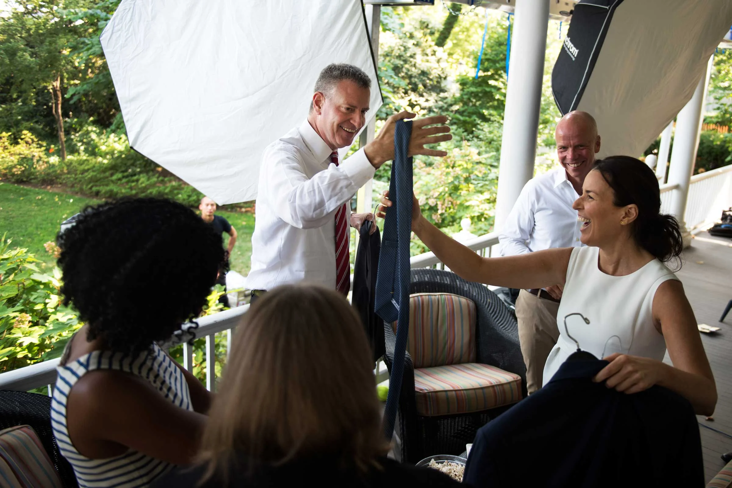 Vanity Fair Photo Shoot. Gracie Mansion. New York.