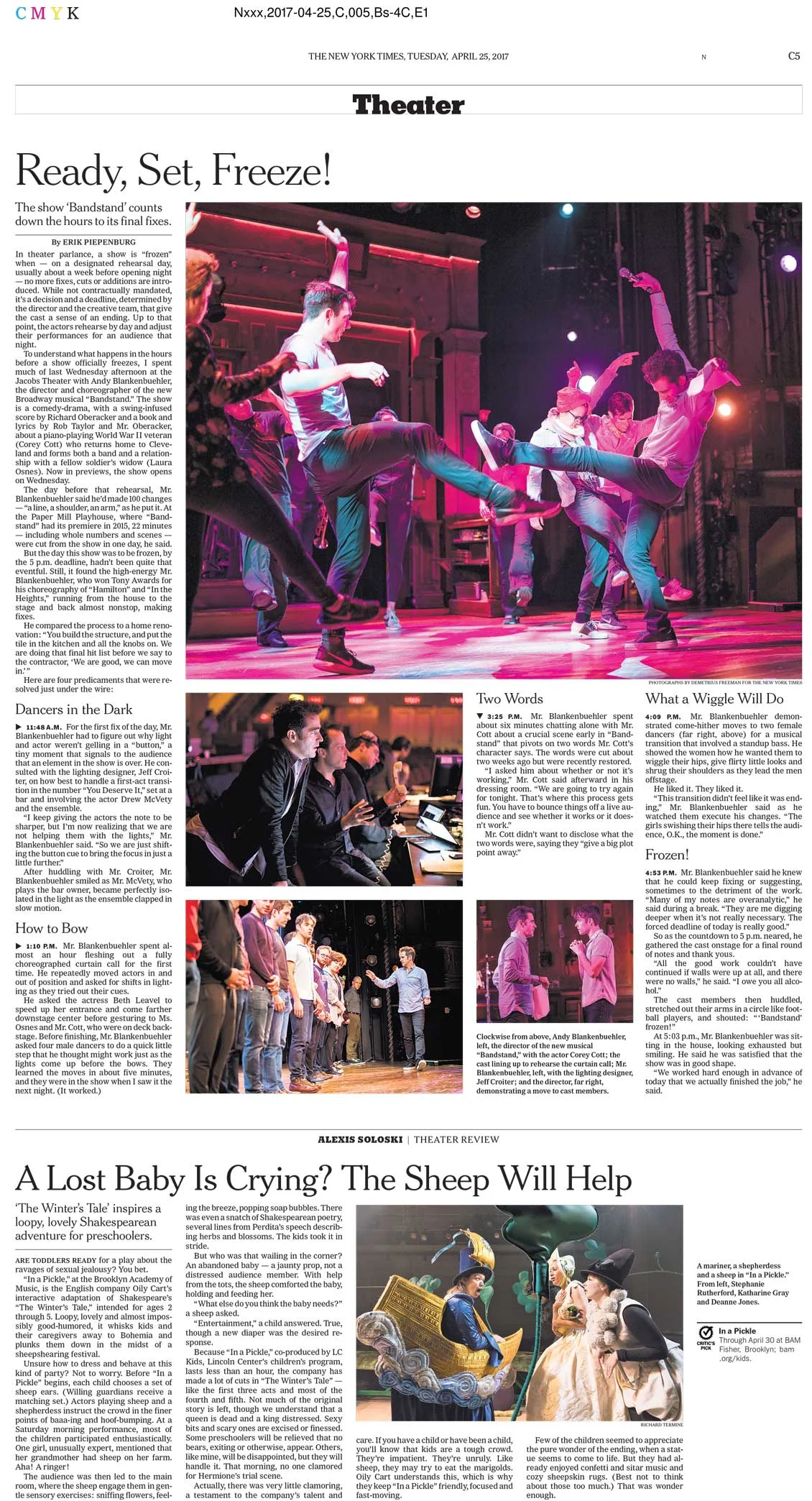 The New York Times Story: Ready, Set, Freeze!
