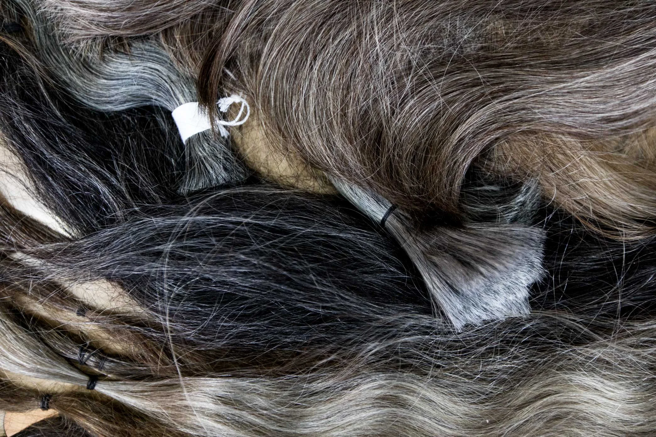 Hair from Nicholas Piazza’s collection.