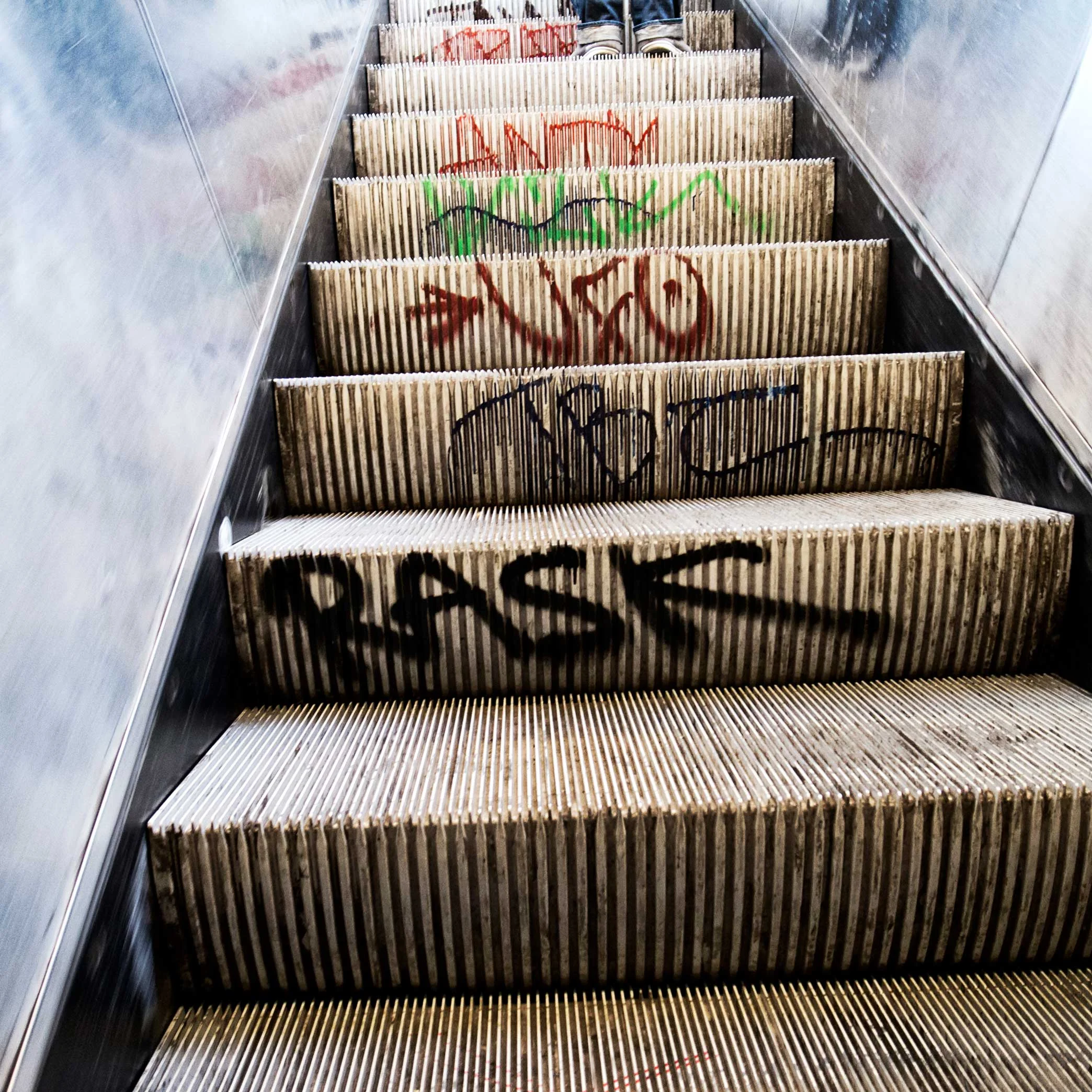 Climbing Graffiti.