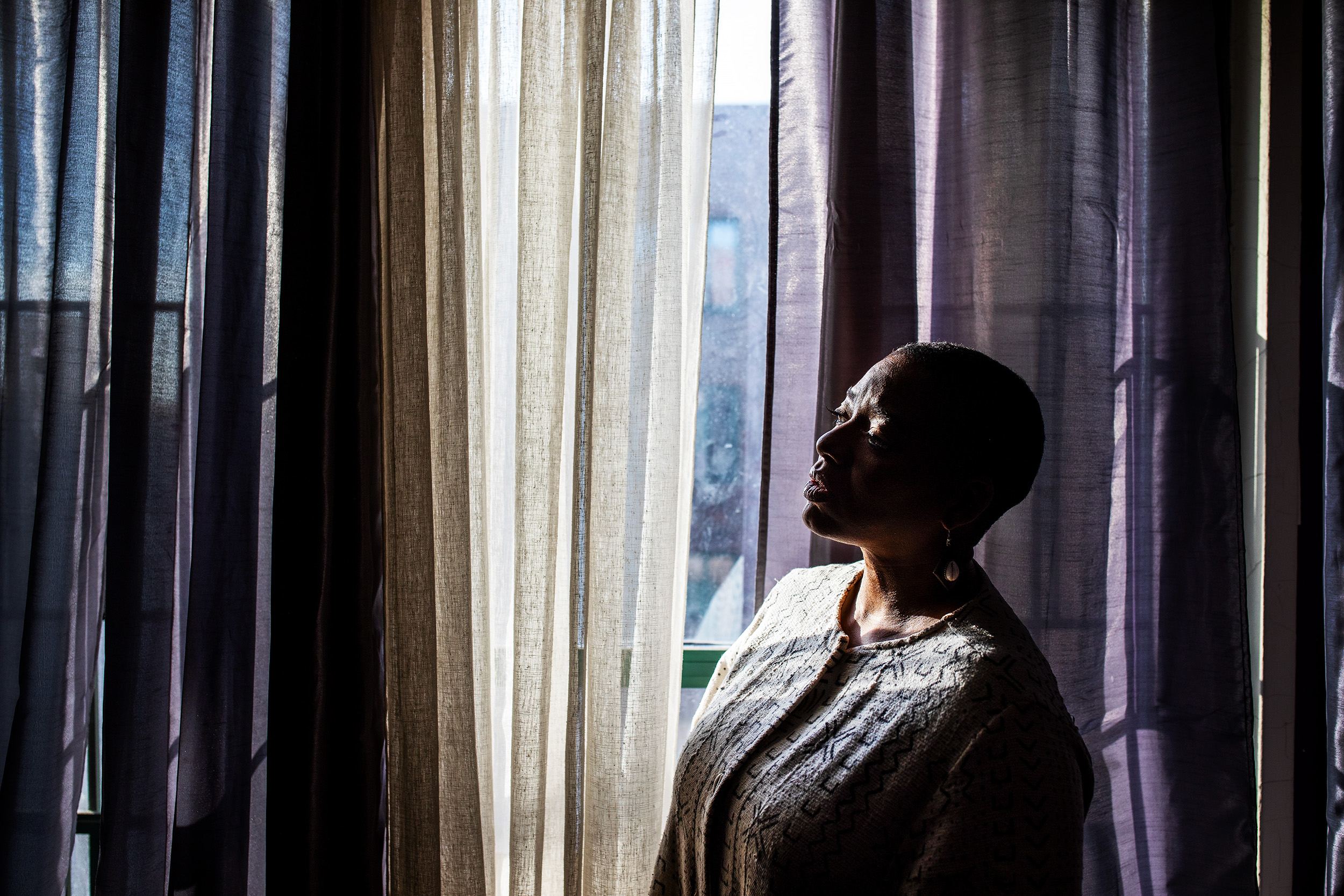  Parent Advocate Hope Newton a parent Advocate at the Center for Family Representation at her home in the Bronx, New York. “It’s like a scarlet letter,” said Hope Lyzette Newton, whose name was included on a New York State list of people who mistreat
