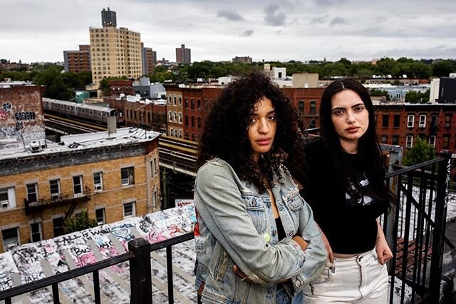 Portrait of Destiny Strudwick and Yasmin Geurts in Brooklyn, New York.
Destiny Strudwick and Yasmin Geurts were arrested, separately, in Brooklyn&rsquo;s Williamsburg neighborhood during what they say was a peaceful demonstration the night of June 4,