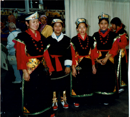 Boston Tibetan Ladies in Kongpo Traditional dress