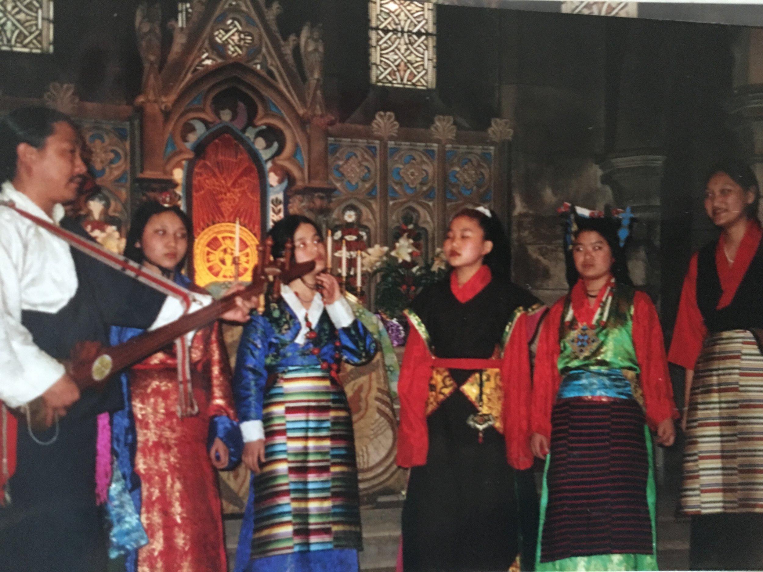 Boston Tibetan Community traditional singers