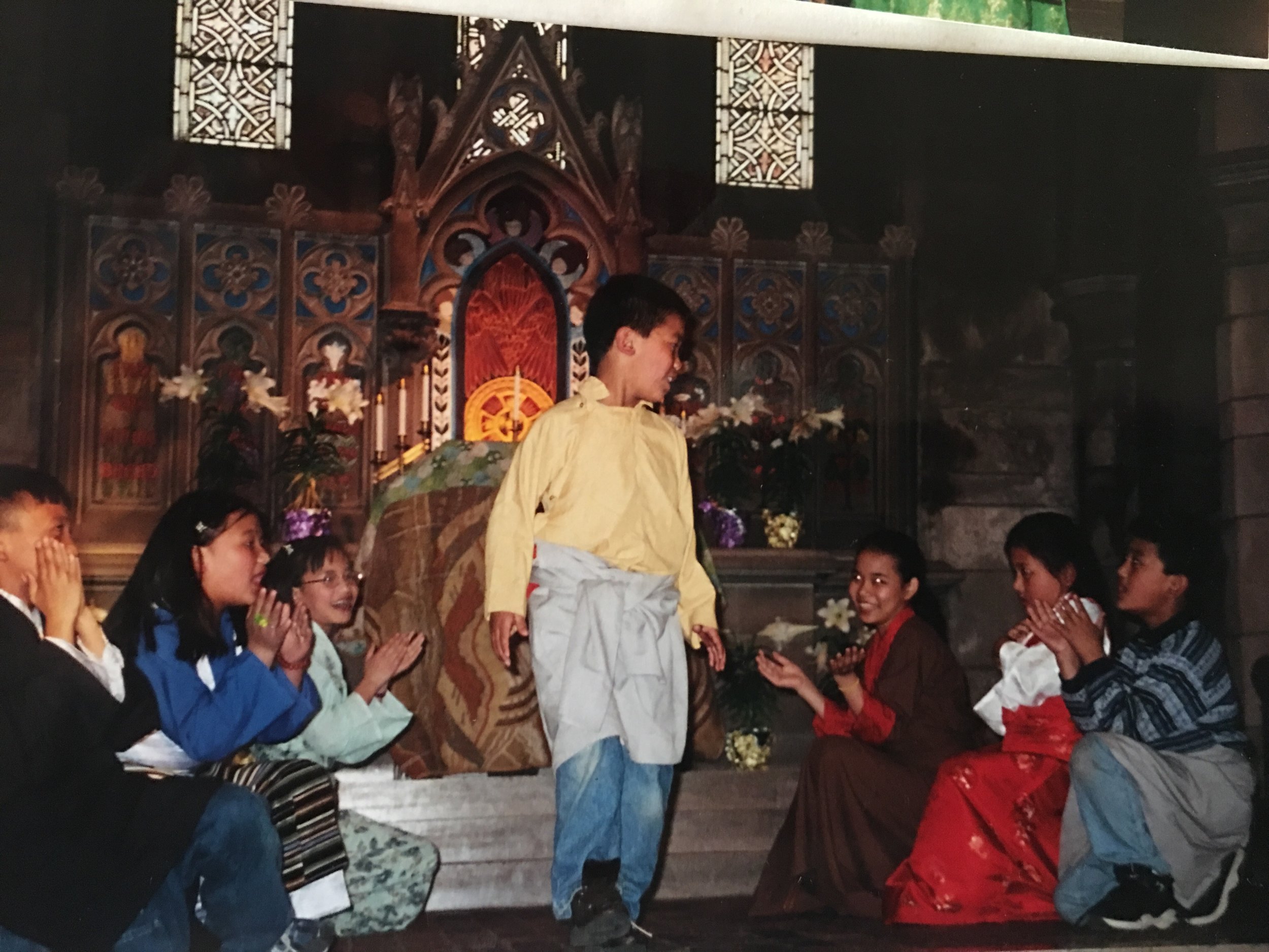 Boston Tibetan Community - Khetsun's turn to perform