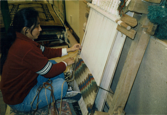 Weaving a rug - Boston Tibetan Community