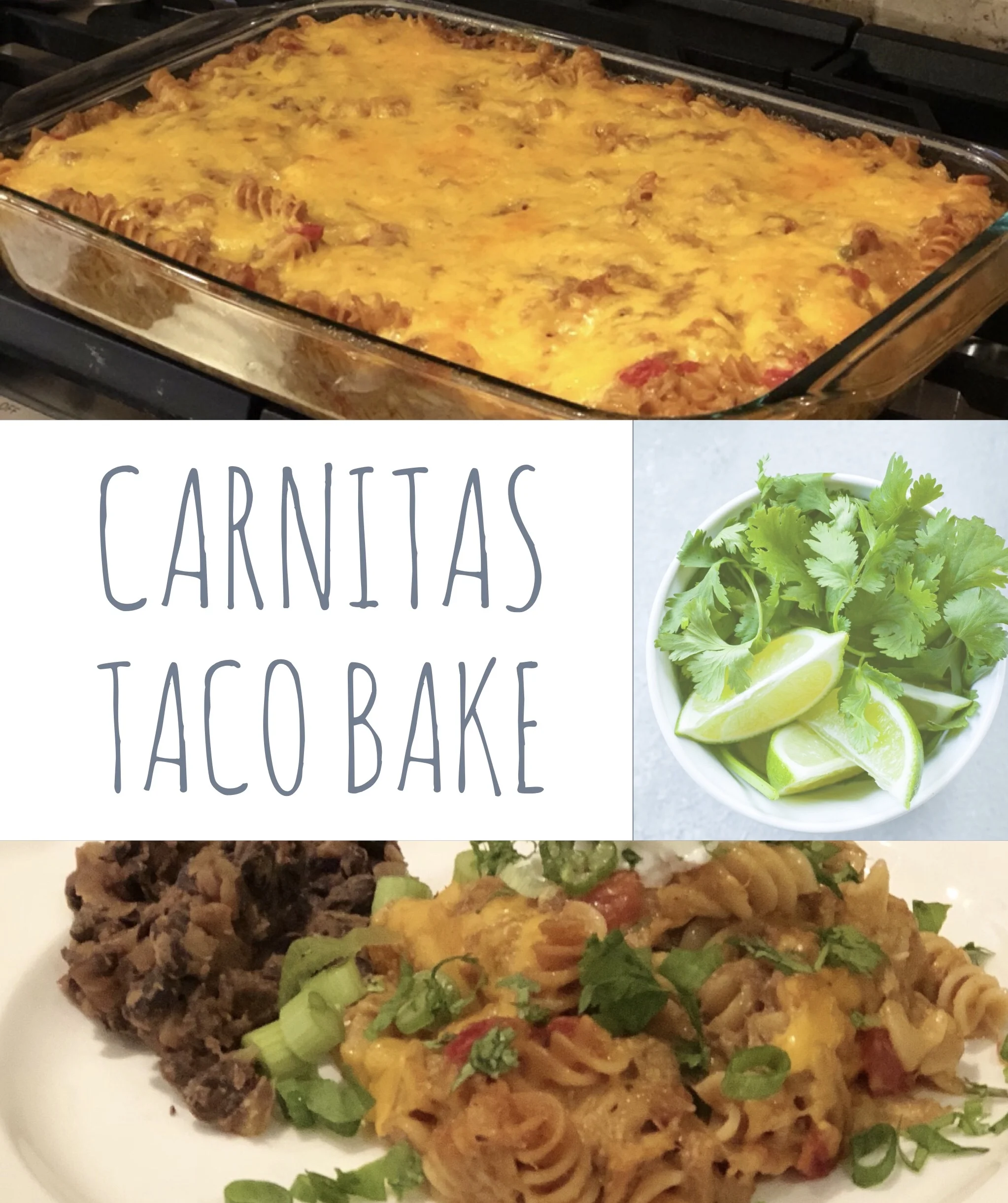 Carnitas Taco Bake