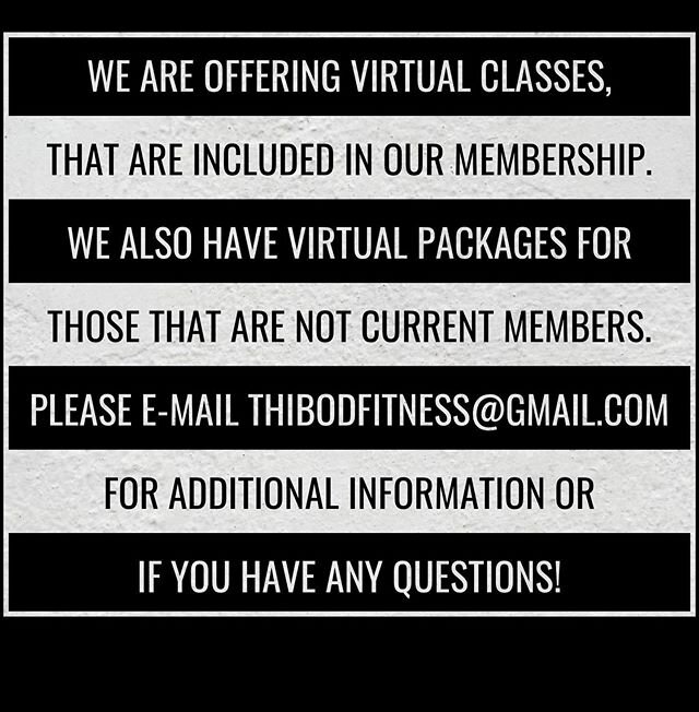 Keep it movin&rsquo; FAM 💚! We sure do miss seeing you everyday, but in the meantime we have taken our classes online! Some are LIVE &amp; some are pre-recorded 💪🏼 .

You will sign in for classes via MindBody (as usual) but now we will send you th